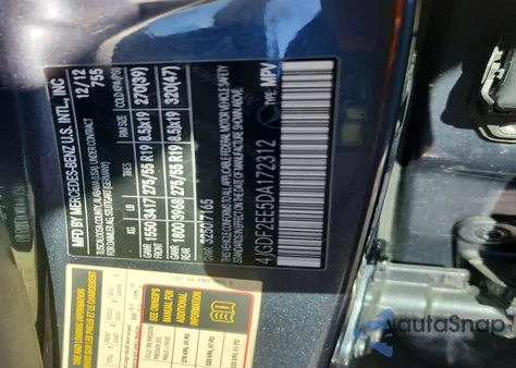 2013 Mercedes-Benz Gl 350 Bluetec z USA, uszkodzony, nr VIN 4JGDF2EE5DA172312